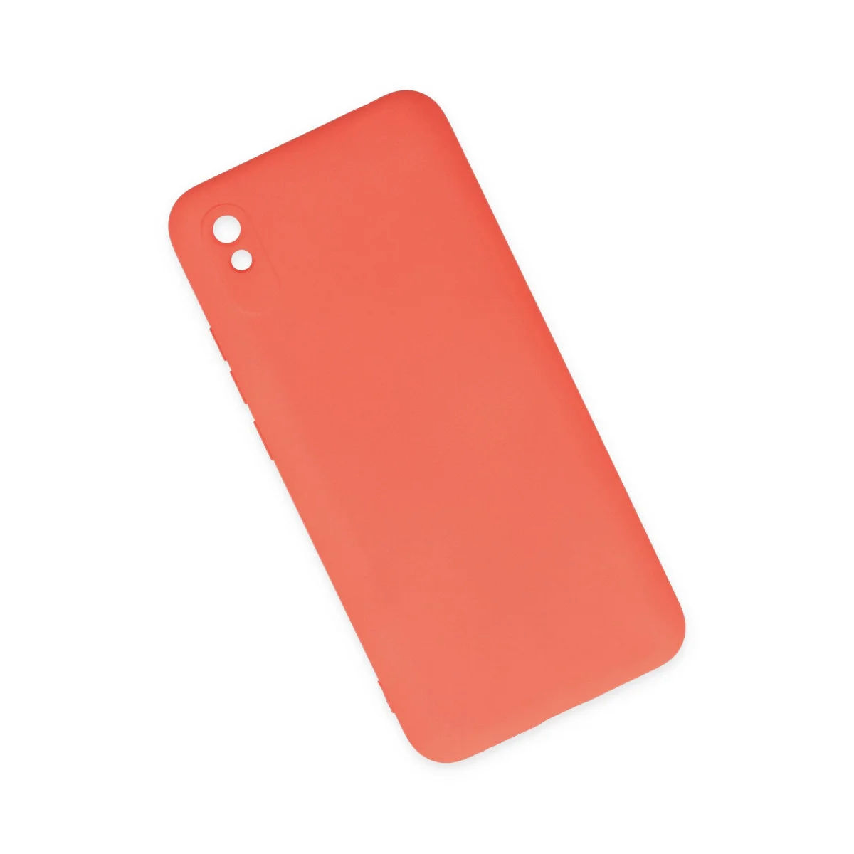 Redmi 9A Kılıf Nano içi Kadife Silikon - Turuncu