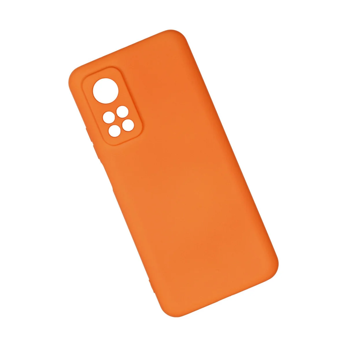Mi 10T Kılıf Nano içi Kadife Silikon - Turuncu