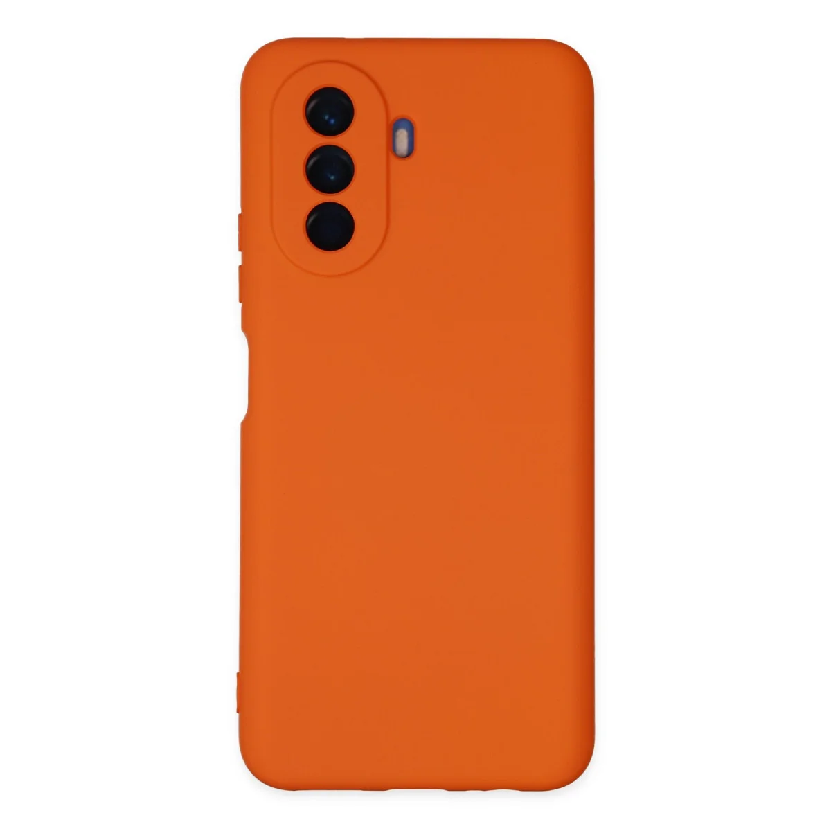 Nova Y70 Kılıf Nano içi Kadife Silikon - Turuncu