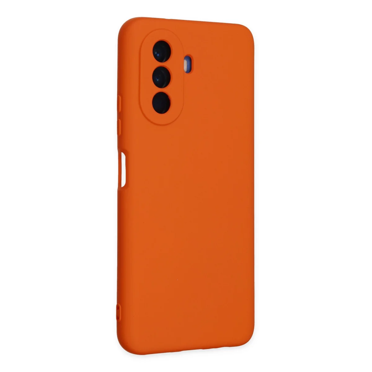 Nova Y70 Kılıf Nano içi Kadife Silikon - Turuncu