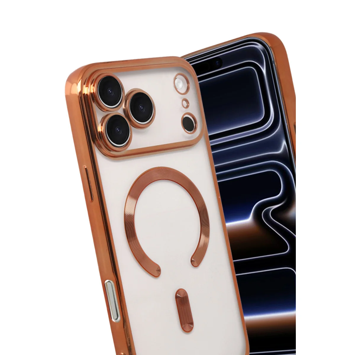 iPhone 17 Pro Kross Magneticsafe Kapak - Turuncu
