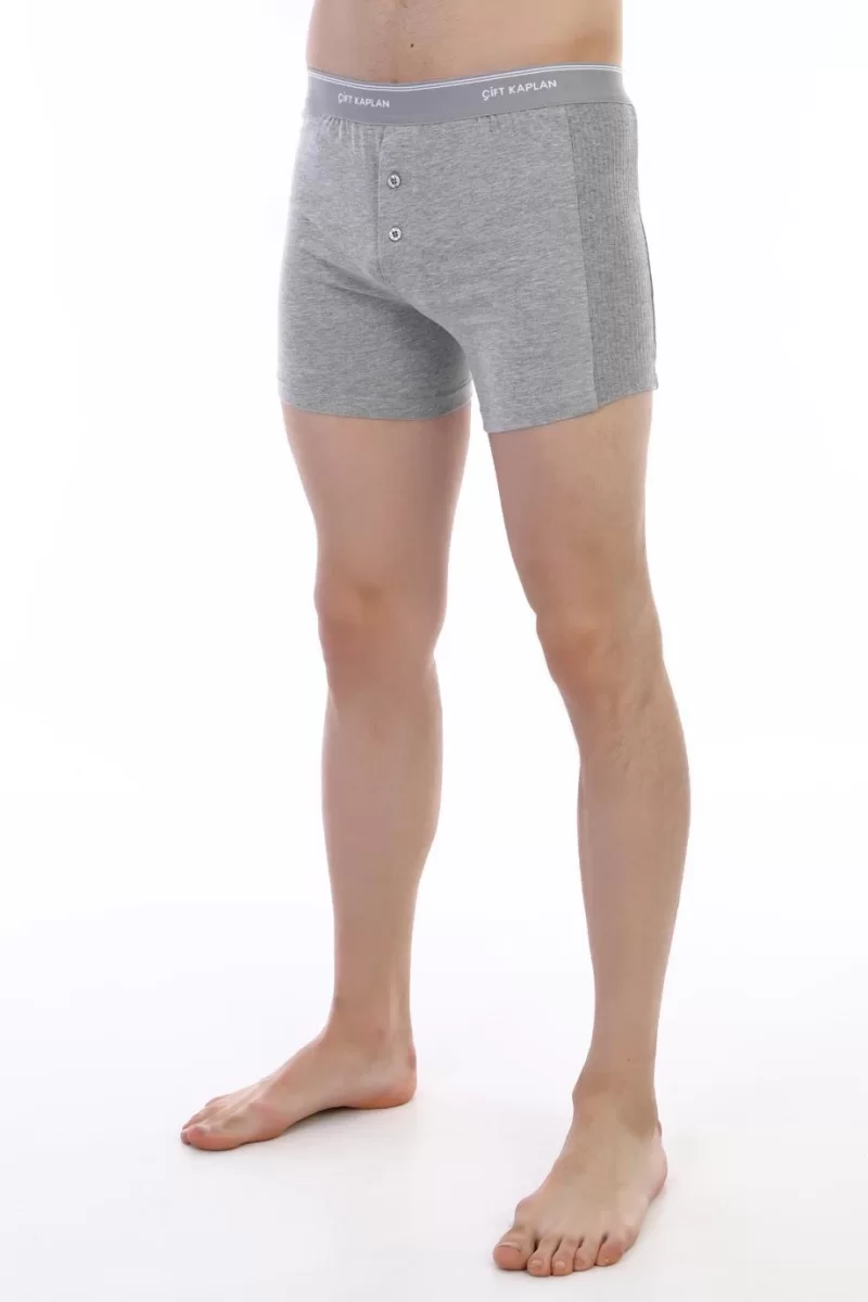 Çift Kaplan 880 Elastanlı Erkek  Boxer