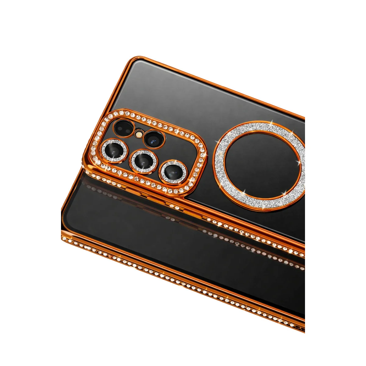 Galaxy S26 Ultra Joke Simli Magneticsafe Kılıf - Turuncu