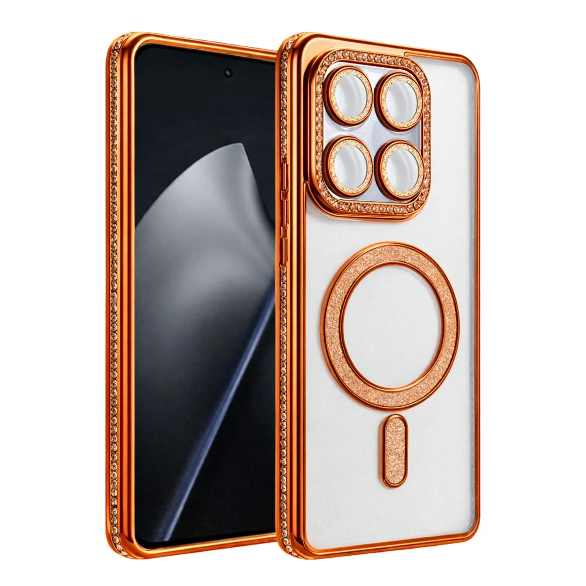 Mi 15T Pro Joke Simli Magneticsafe Kılıf - Turuncu