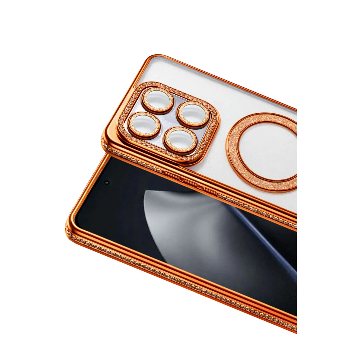 Mi 15T Pro Joke Simli Magneticsafe Kılıf - Turuncu