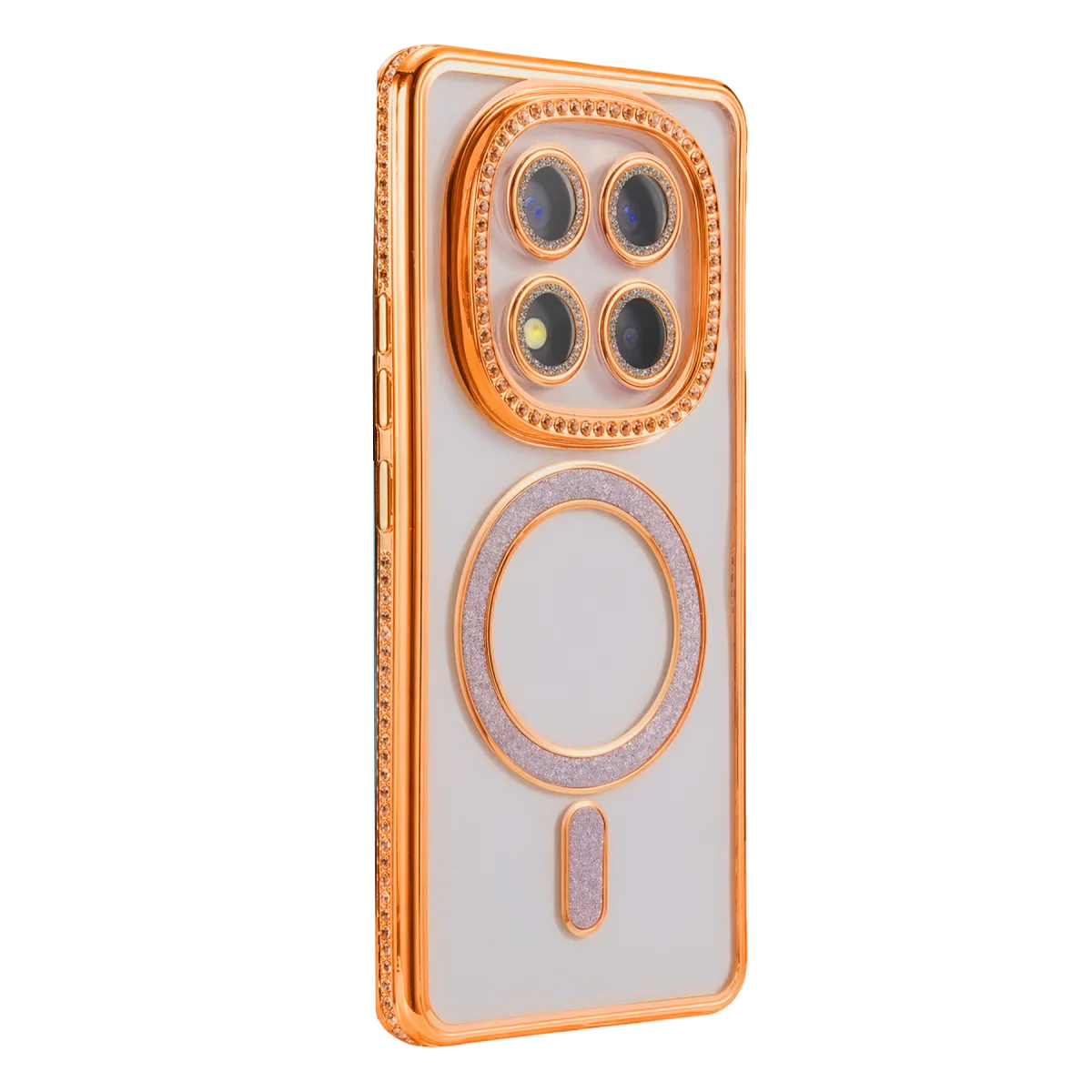 Redmi Note 15 Pro Plus 5G Joke Simli Magneticsafe Kılıf - Turuncu