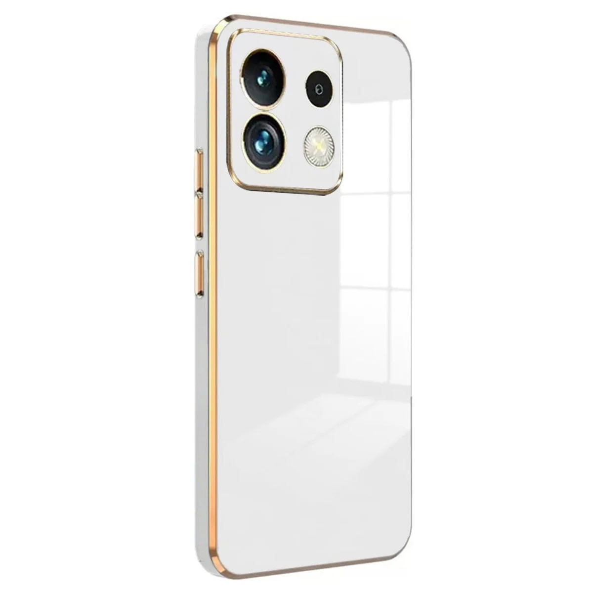 Poco M6 Pro 4G Kılıf Volet Silikon - Beyaz