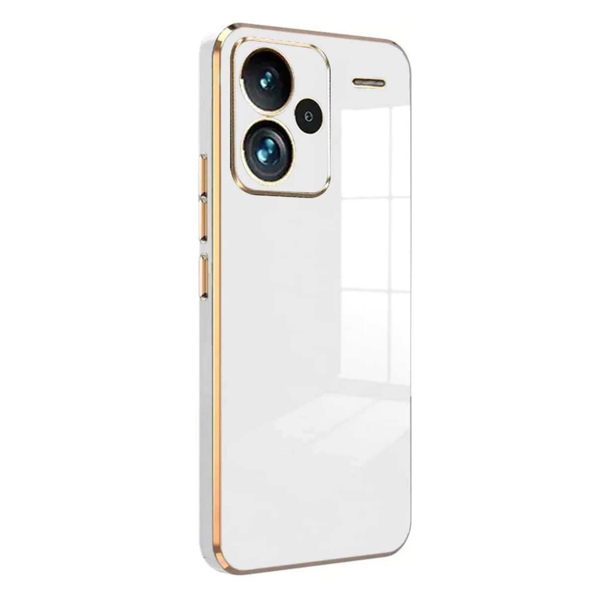 Redmi Note 13 Pro Plus Kılıf Volet Silikon - Beyaz