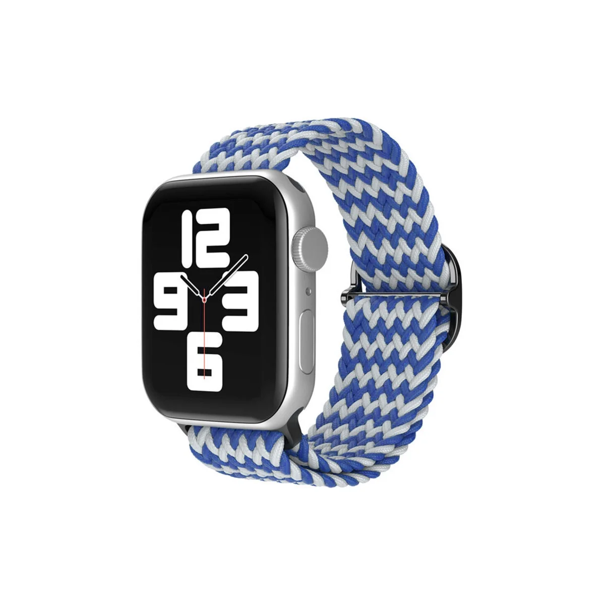 Watch 38mm Star Kordon - Zigzag Beyaz-Mavi