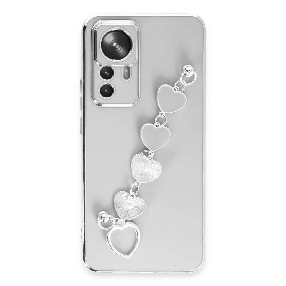 Mi 12T Pro Kılıf Esila Silikon - Beyaz