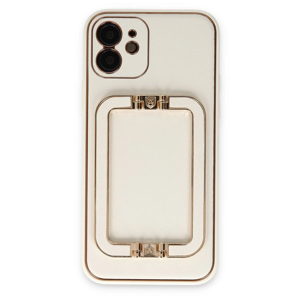 iPhone 12 Kılıf Coco Elit Kapak - Beyaz