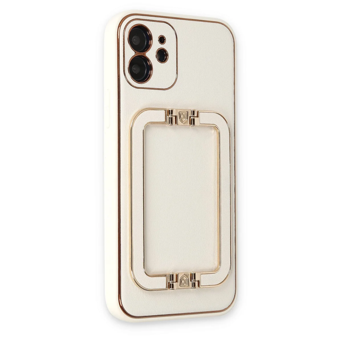 iPhone 12 Kılıf Coco Elit Kapak - Beyaz