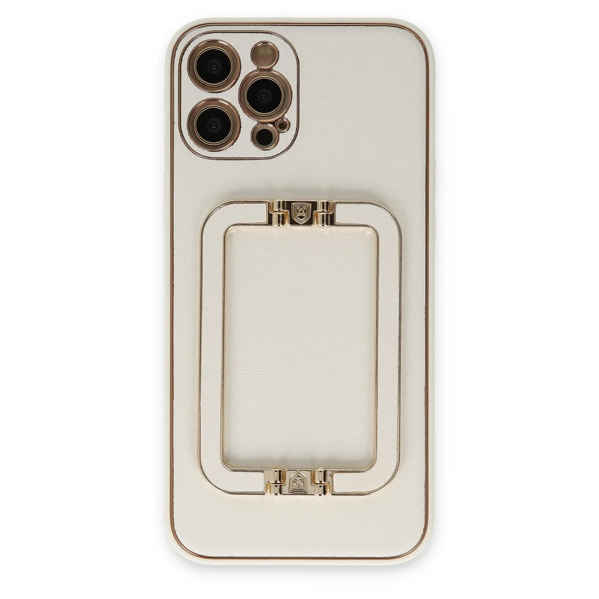 iPhone 12 Pro Max Kılıf Coco Elit Kapak - Beyaz