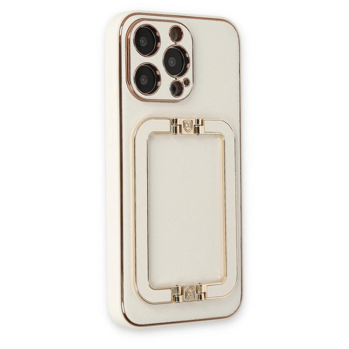 iPhone 13 Pro Max Kılıf Coco Elit Kapak - Beyaz