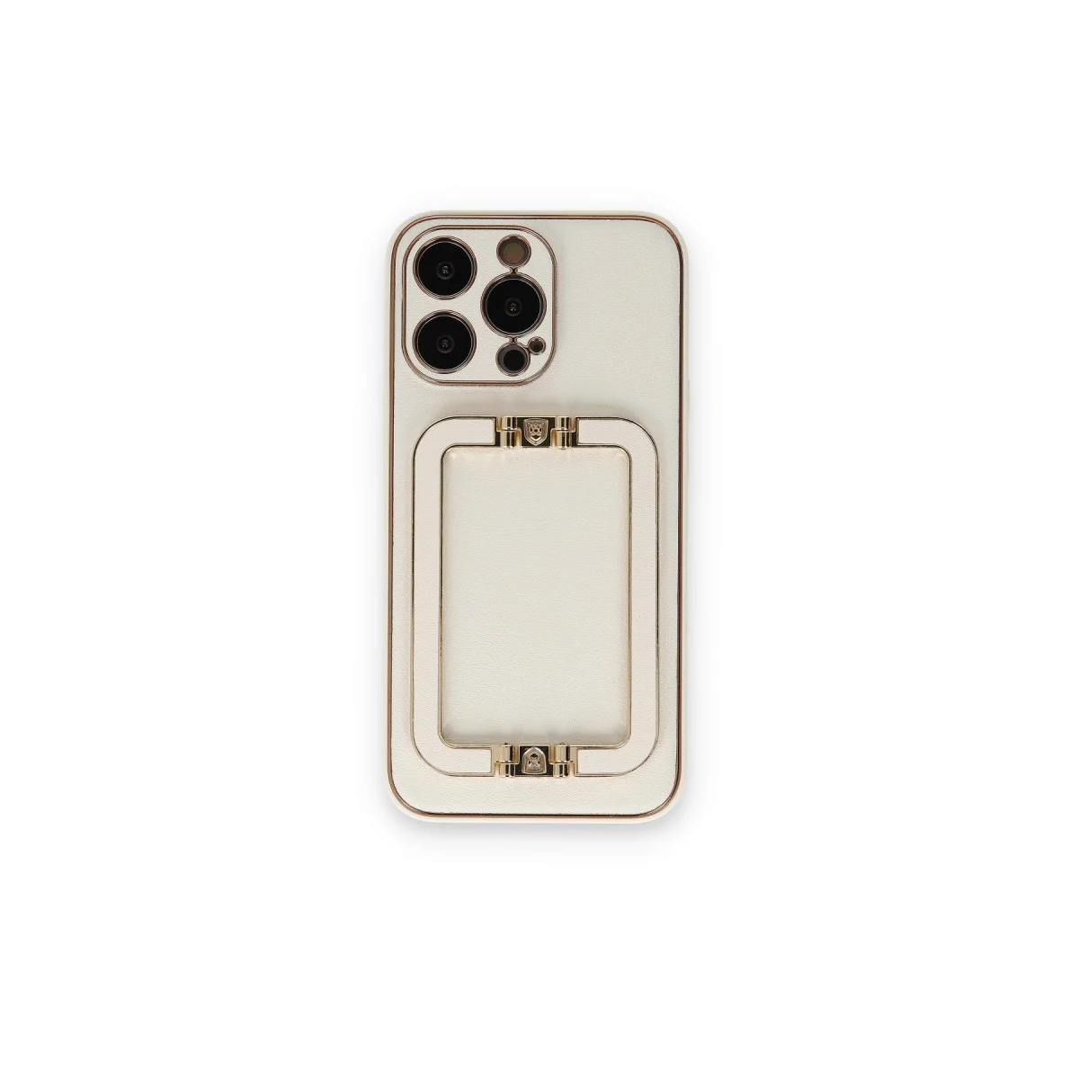 iPhone 14 Pro Max Kılıf Coco Elit Kapak - Beyaz