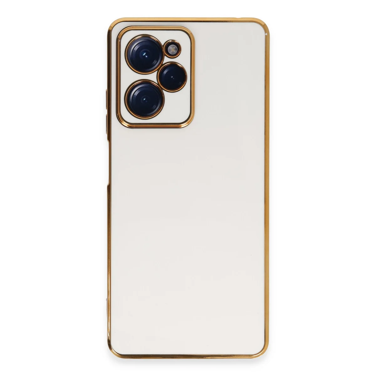 Poco X5 Pro 5G Kılıf Volet Silikon - Beyaz