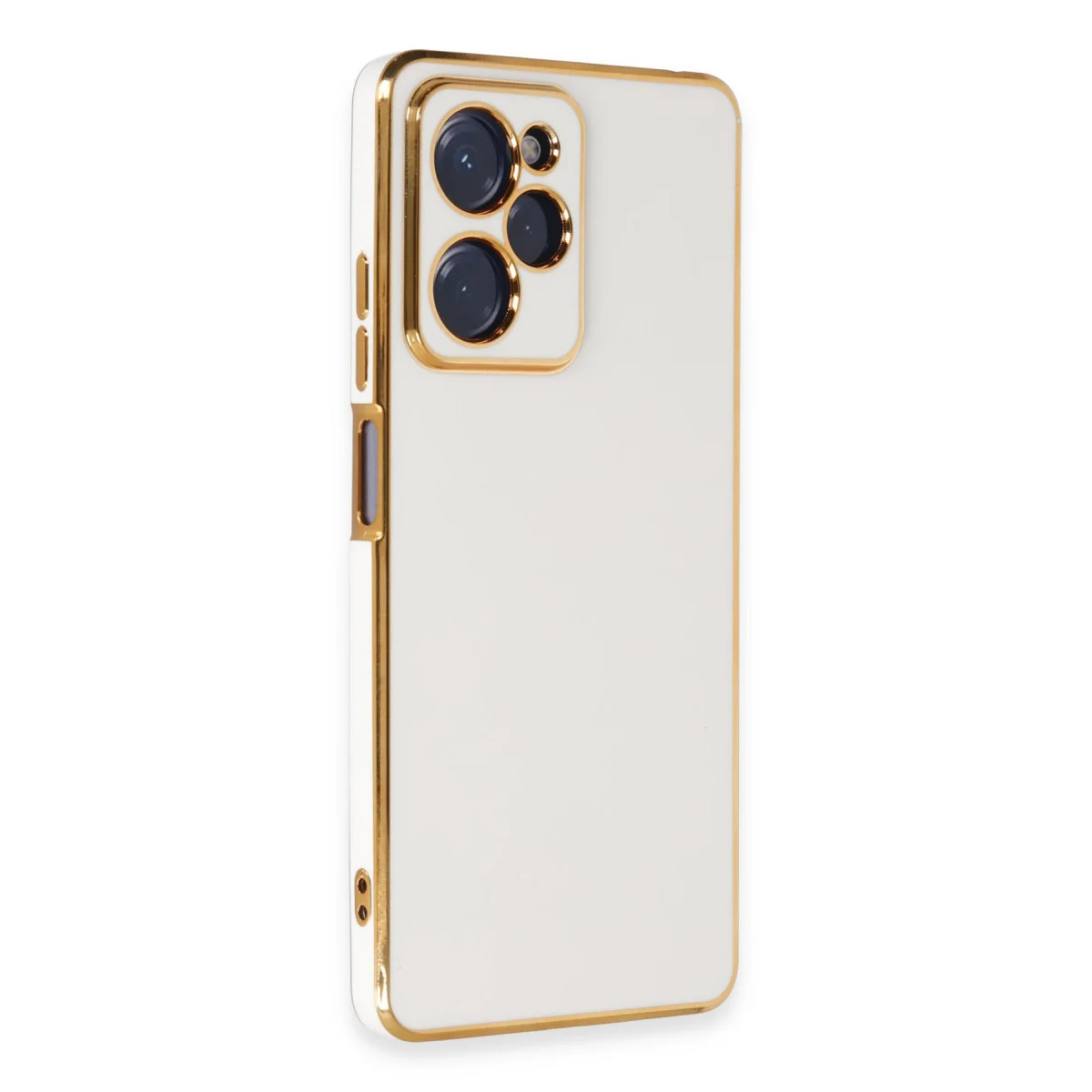 Poco X5 Pro 5G Kılıf Volet Silikon - Beyaz