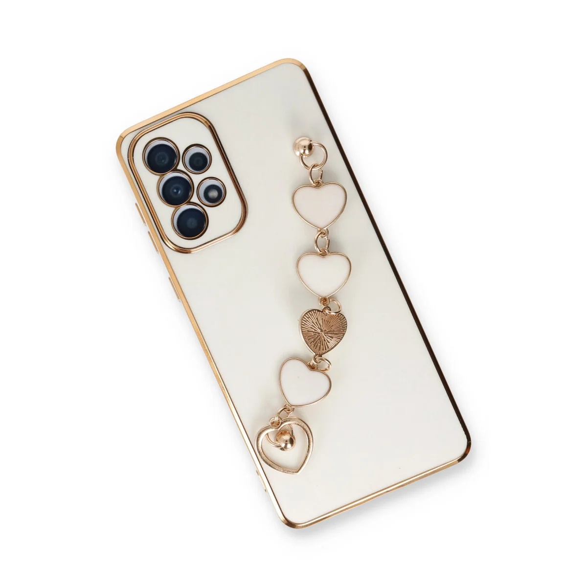 Galaxy A33 5G Kılıf Esila Silikon - Beyaz
