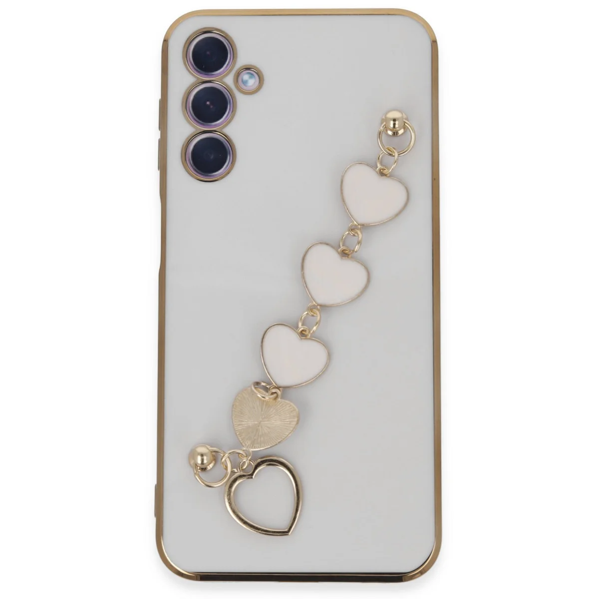 Galaxy A24 4G Kılıf Esila Silikon - Beyaz