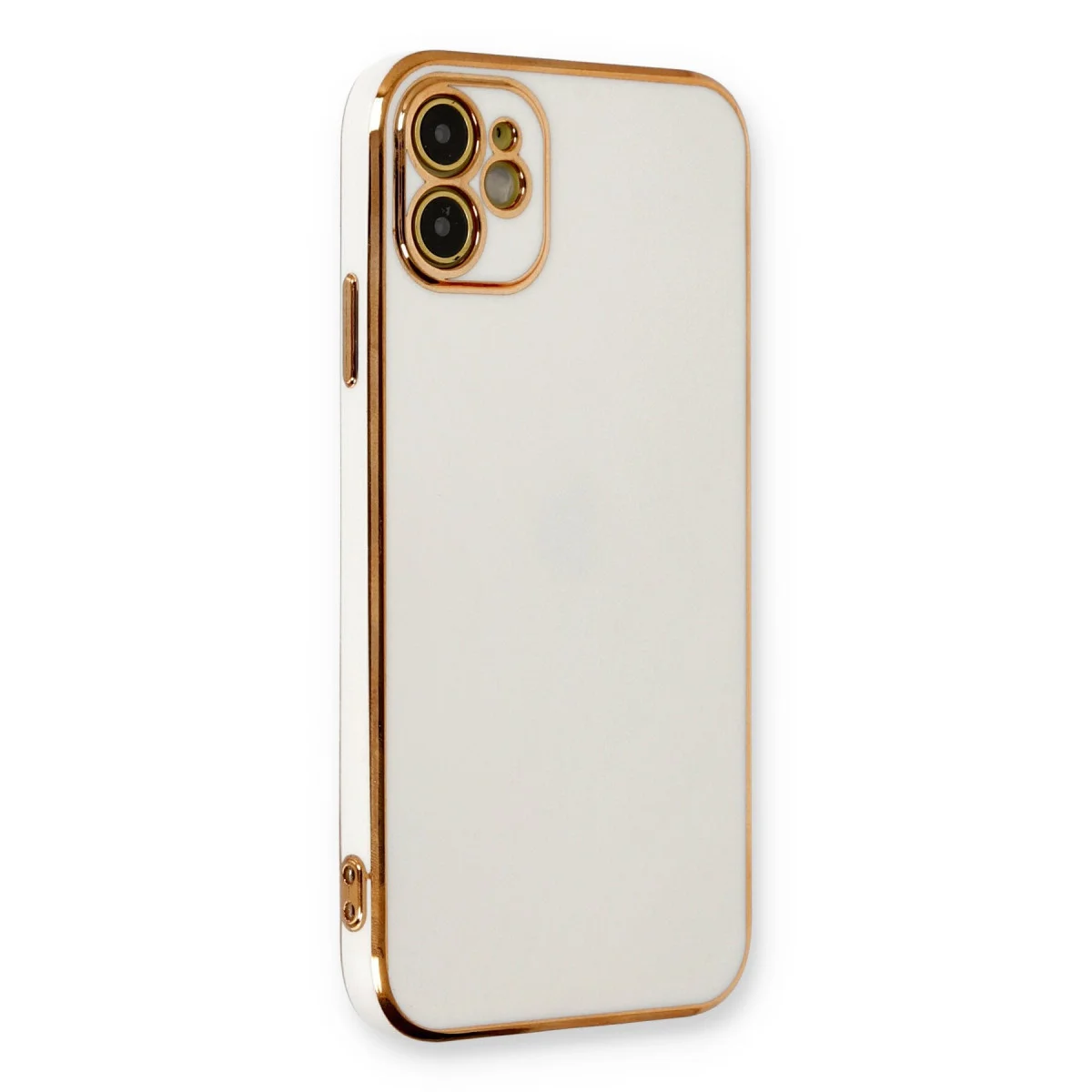 iPhone 11 Kılıf Volet Silikon - Beyaz
