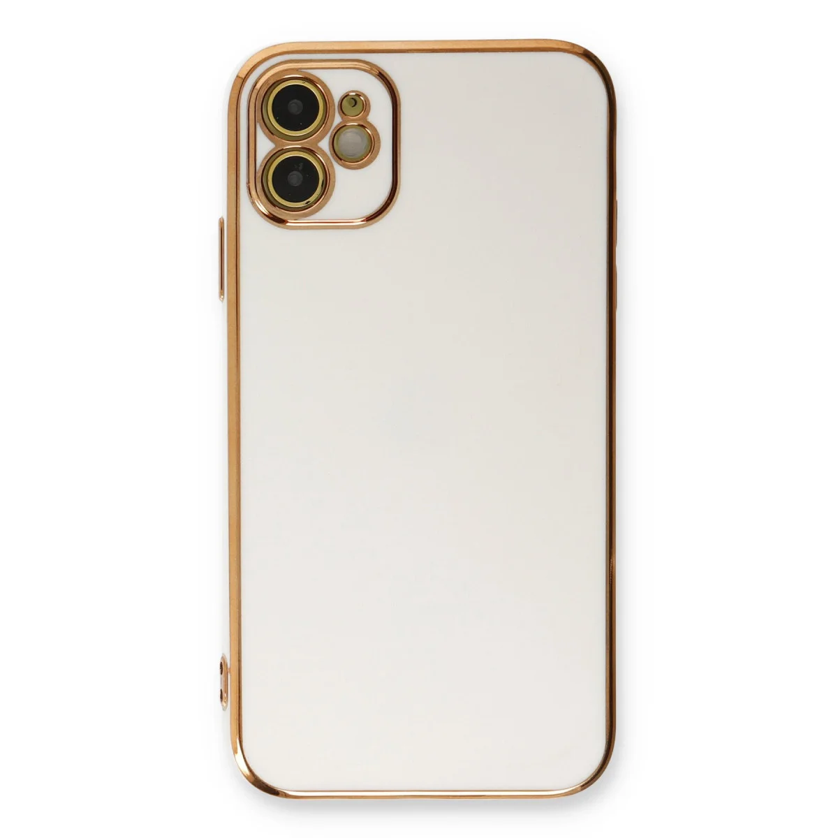 iPhone 11 Kılıf Volet Silikon - Beyaz