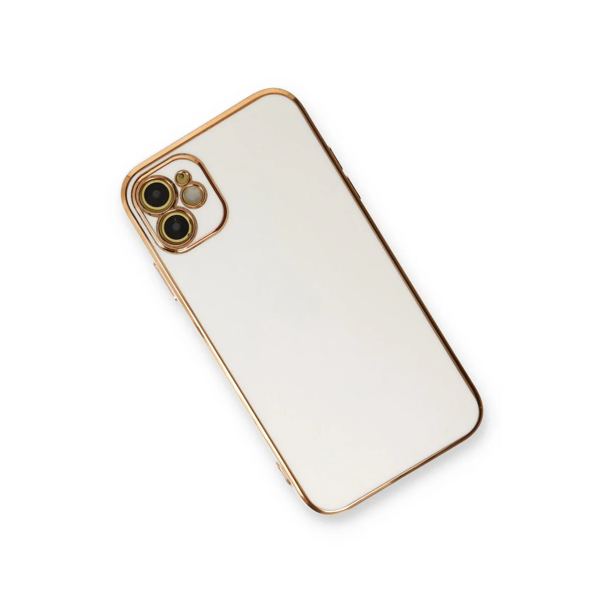 iPhone 11 Kılıf Volet Silikon - Beyaz