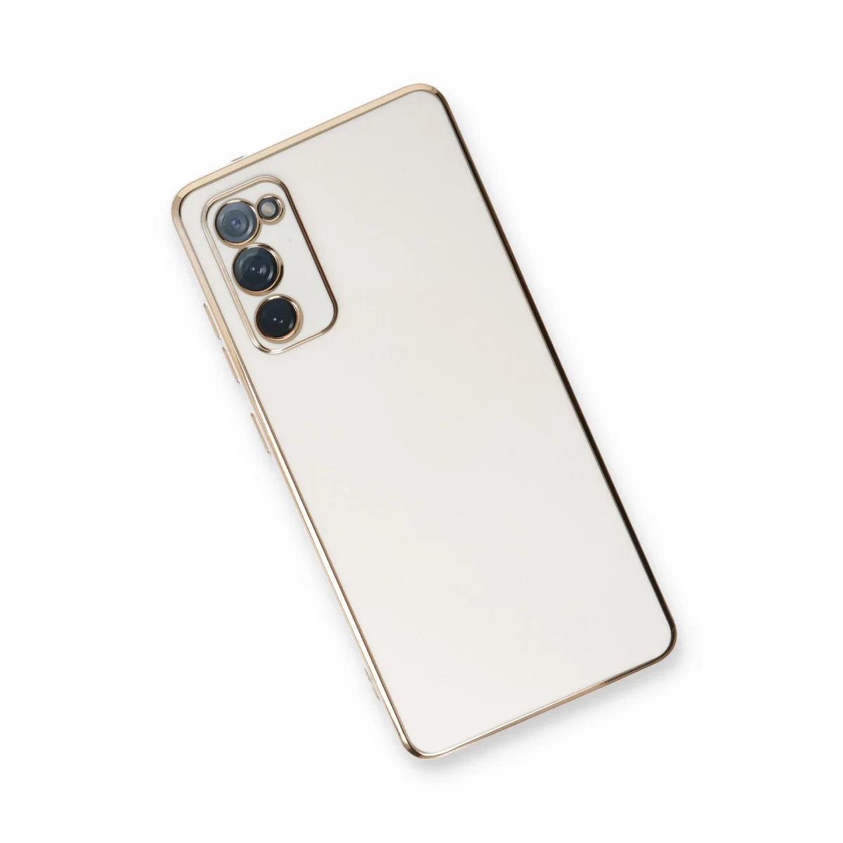 Galaxy S20 FE Kılıf Volet Silikon - Beyaz