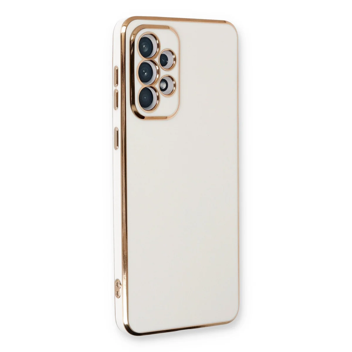 Galaxy A33 5G Kılıf Volet Silikon - Beyaz