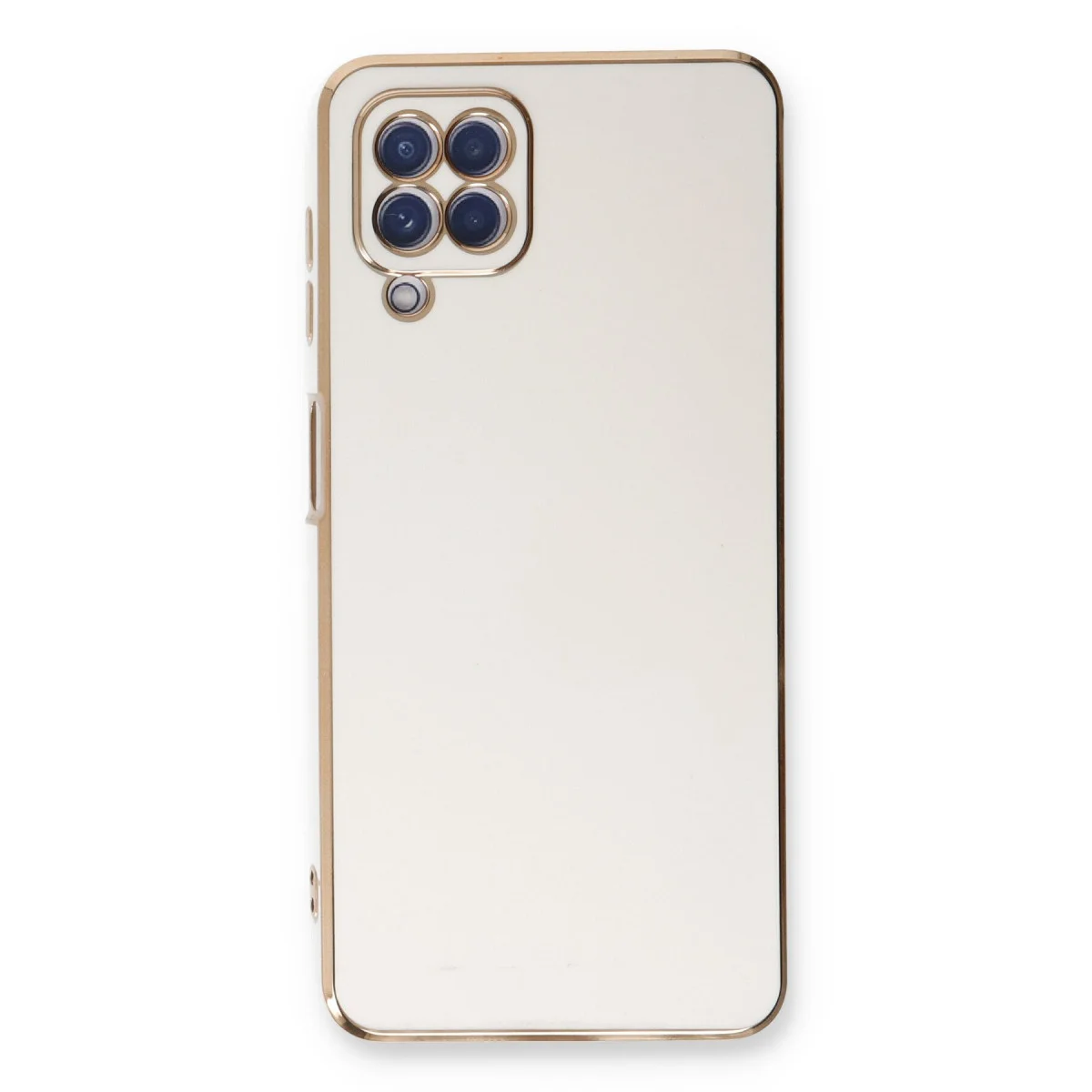 Galaxy A22 Kılıf Volet Silikon - Beyaz