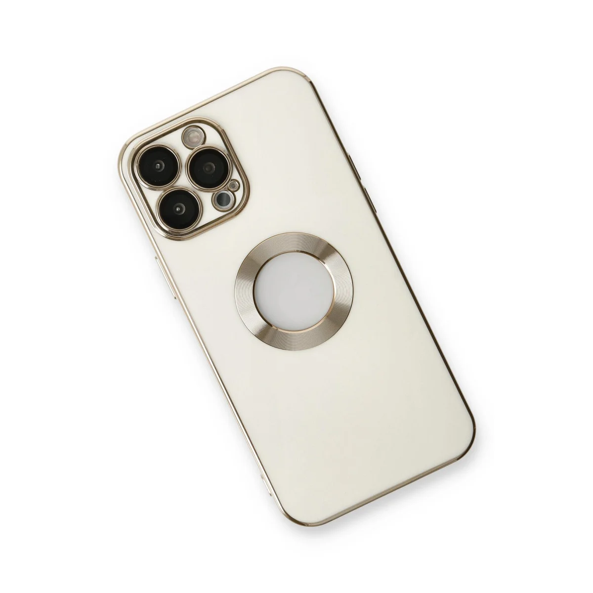 iPhone 13 Pro Kılıf Store Silikon - Beyaz