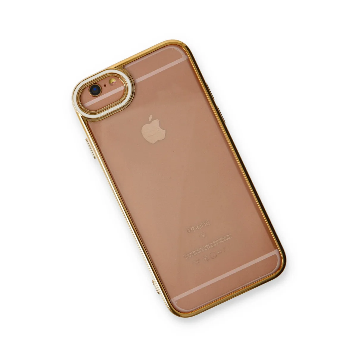 iPhone 6 Kılıf Liva Lens Silikon - Beyaz