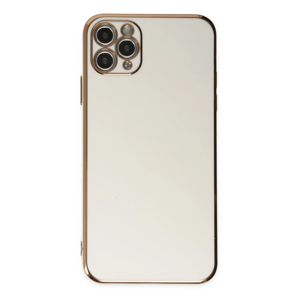 iPhone 11 Pro Max Kılıf Volet Silikon - Beyaz