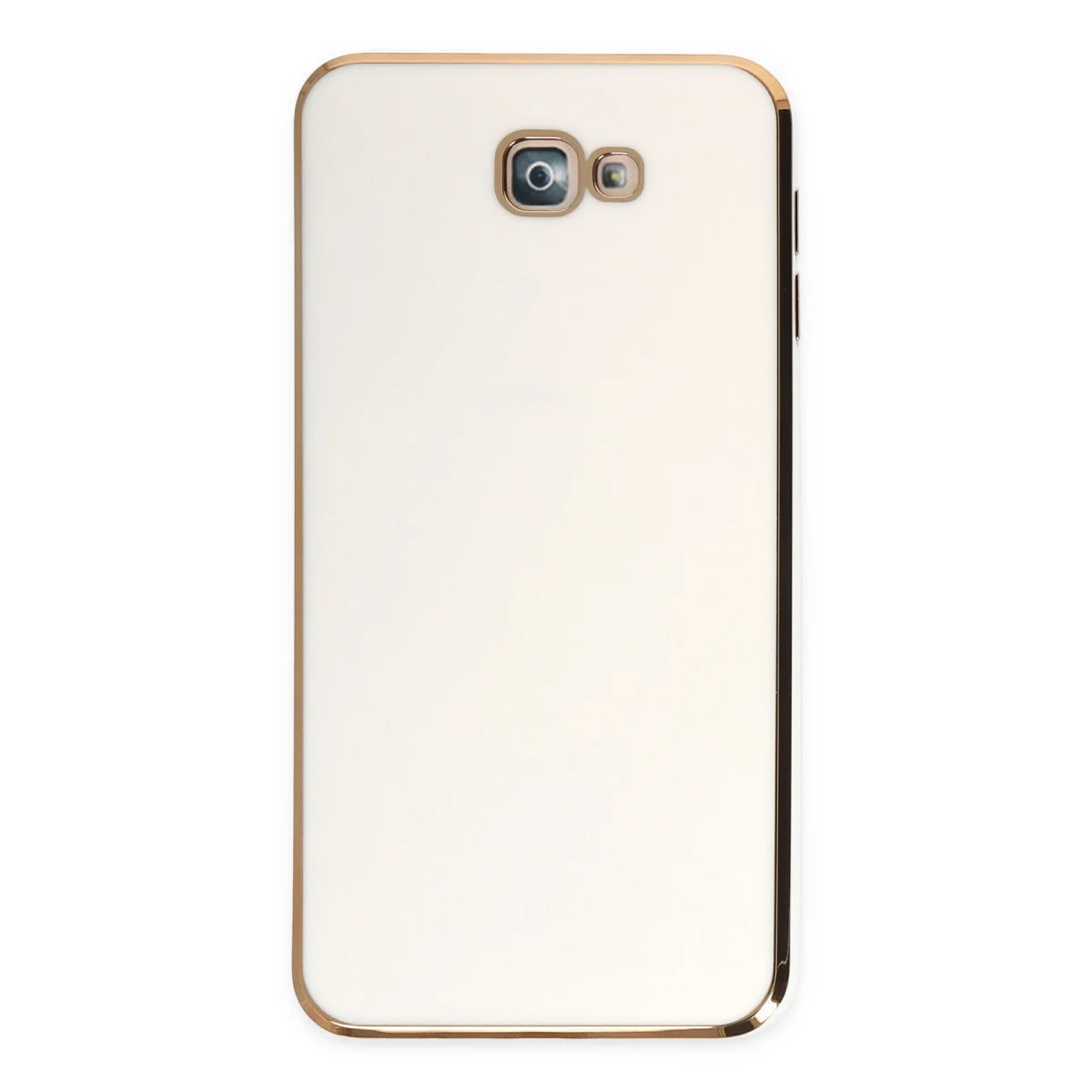 Galaxy J7 Prime Kılıf Volet Silikon - Beyaz