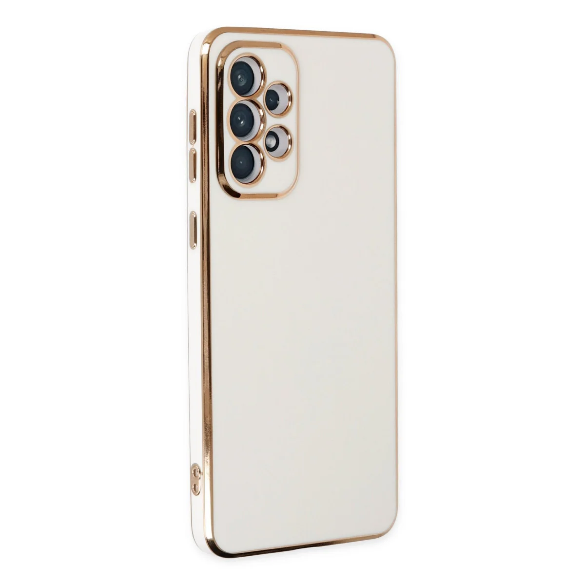 Galaxy A73 5G Kılıf Volet Silikon - Beyaz