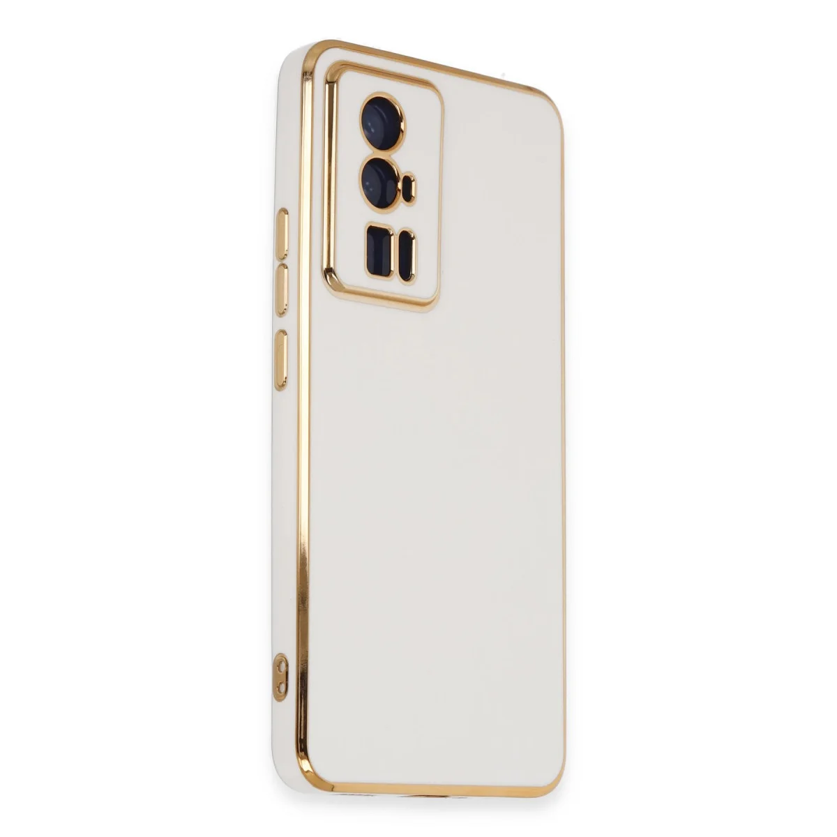 Poco F5 Pro Kılıf Volet Silikon - Beyaz