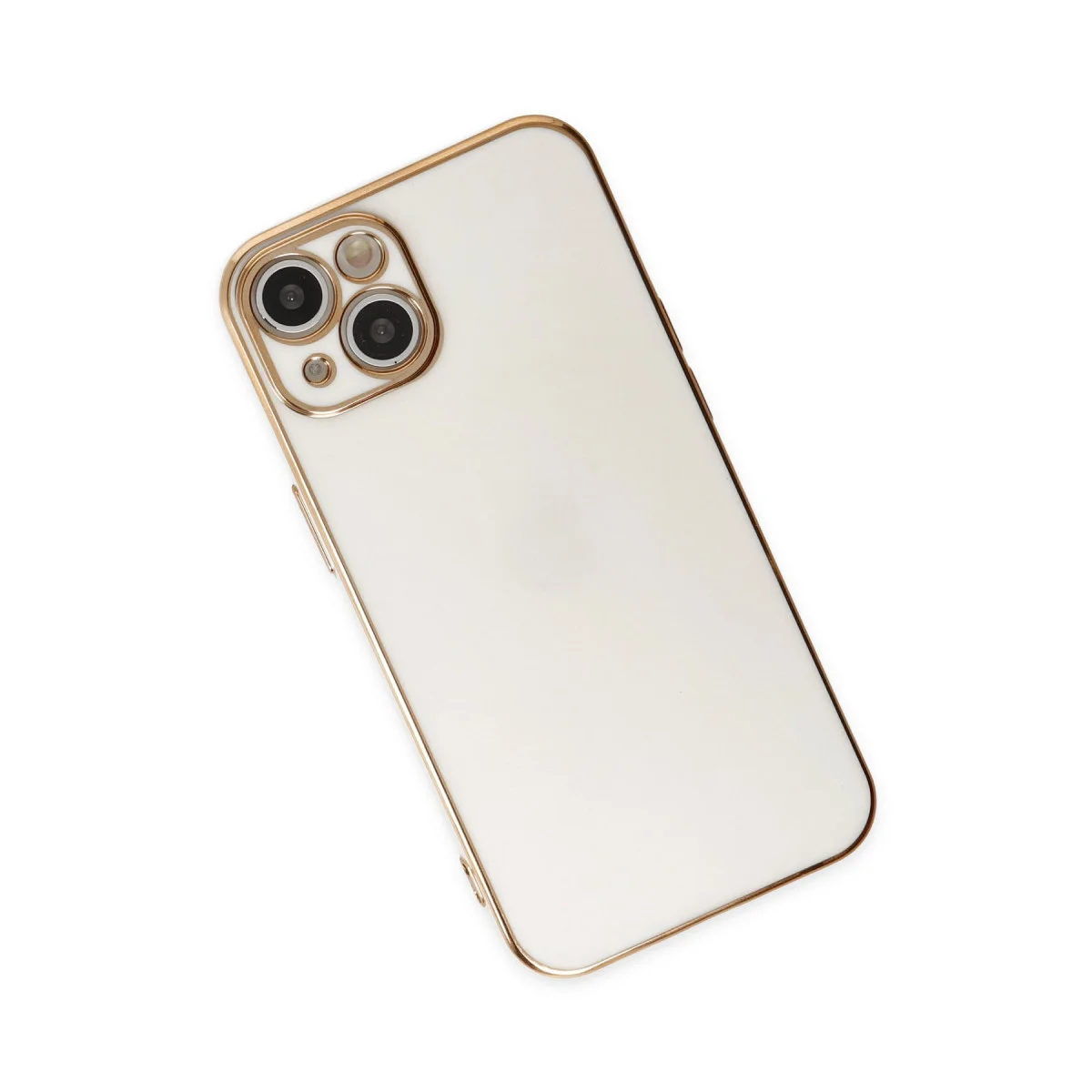 iPhone 14 Plus Kılıf Volet Silikon - Beyaz