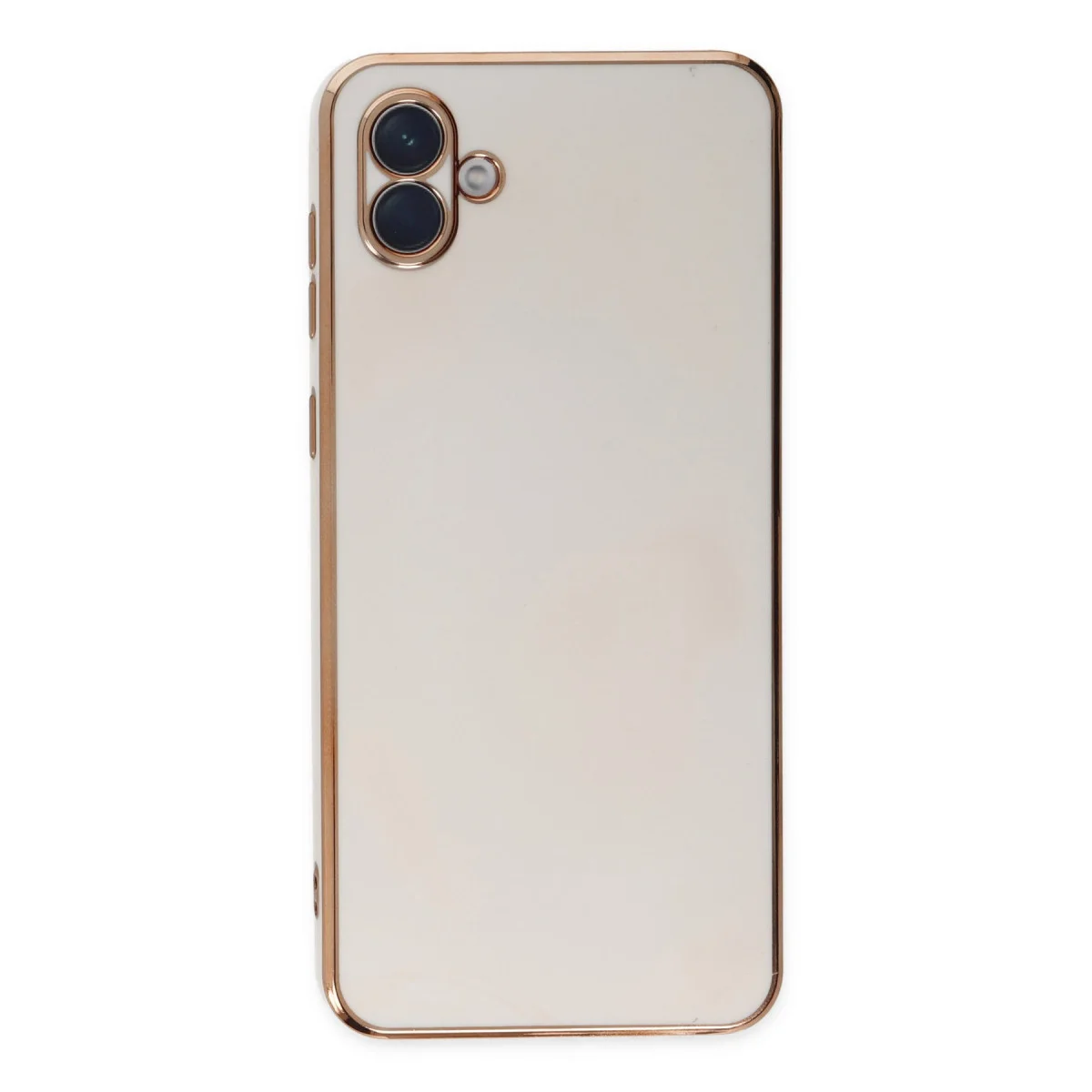 Galaxy A04 Kılıf Volet Silikon - Beyaz
