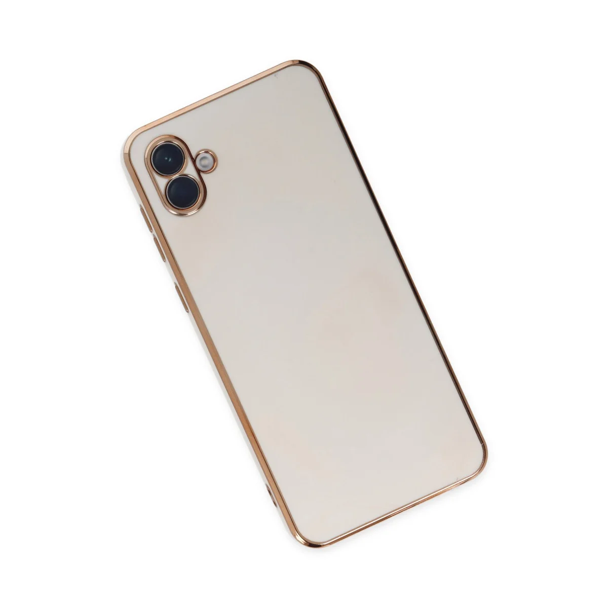 Galaxy A04 Kılıf Volet Silikon - Beyaz