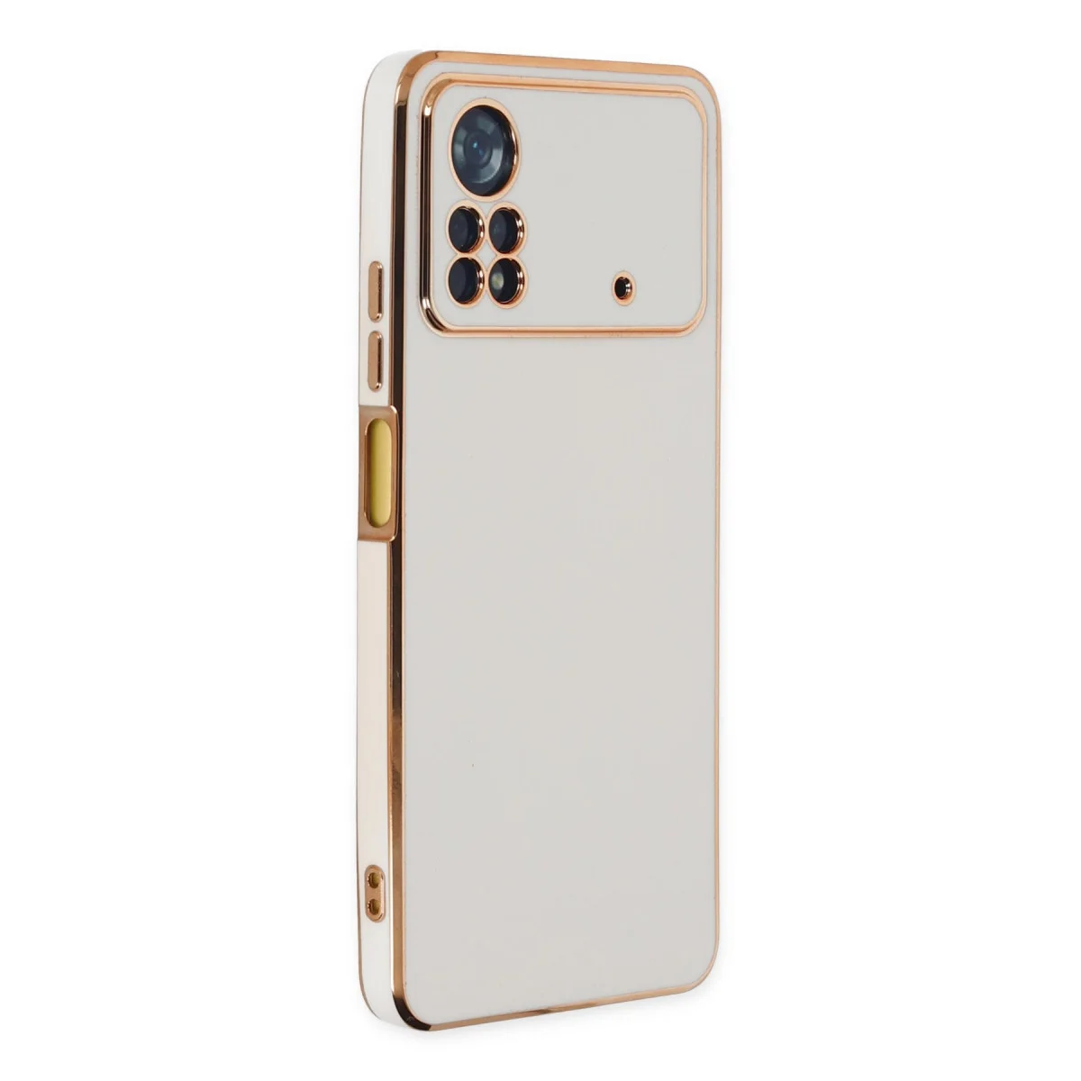 Poco X4 Pro 5G Kılıf Volet Silikon - Beyaz