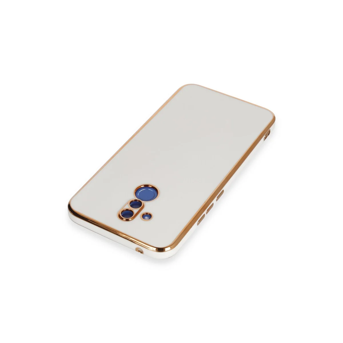 Mate 20 Lite Kılıf Volet Silikon - Beyaz