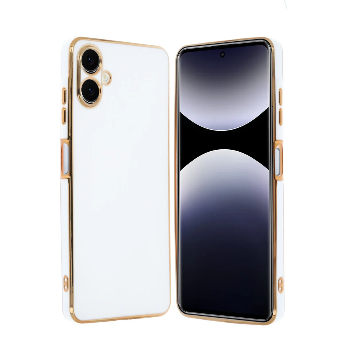 Galaxy A06 Kılıf Volet Silikon - Beyaz