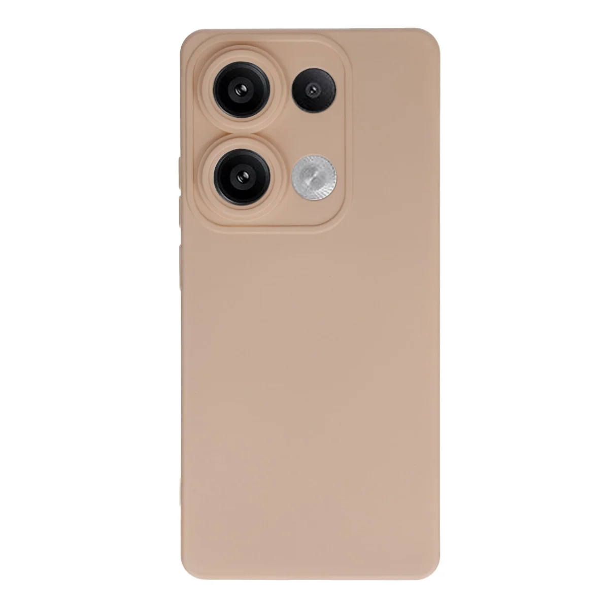 Redmi Note 13 Pro 4G Kılıf Nano içi Kadife Silikon - Pudra