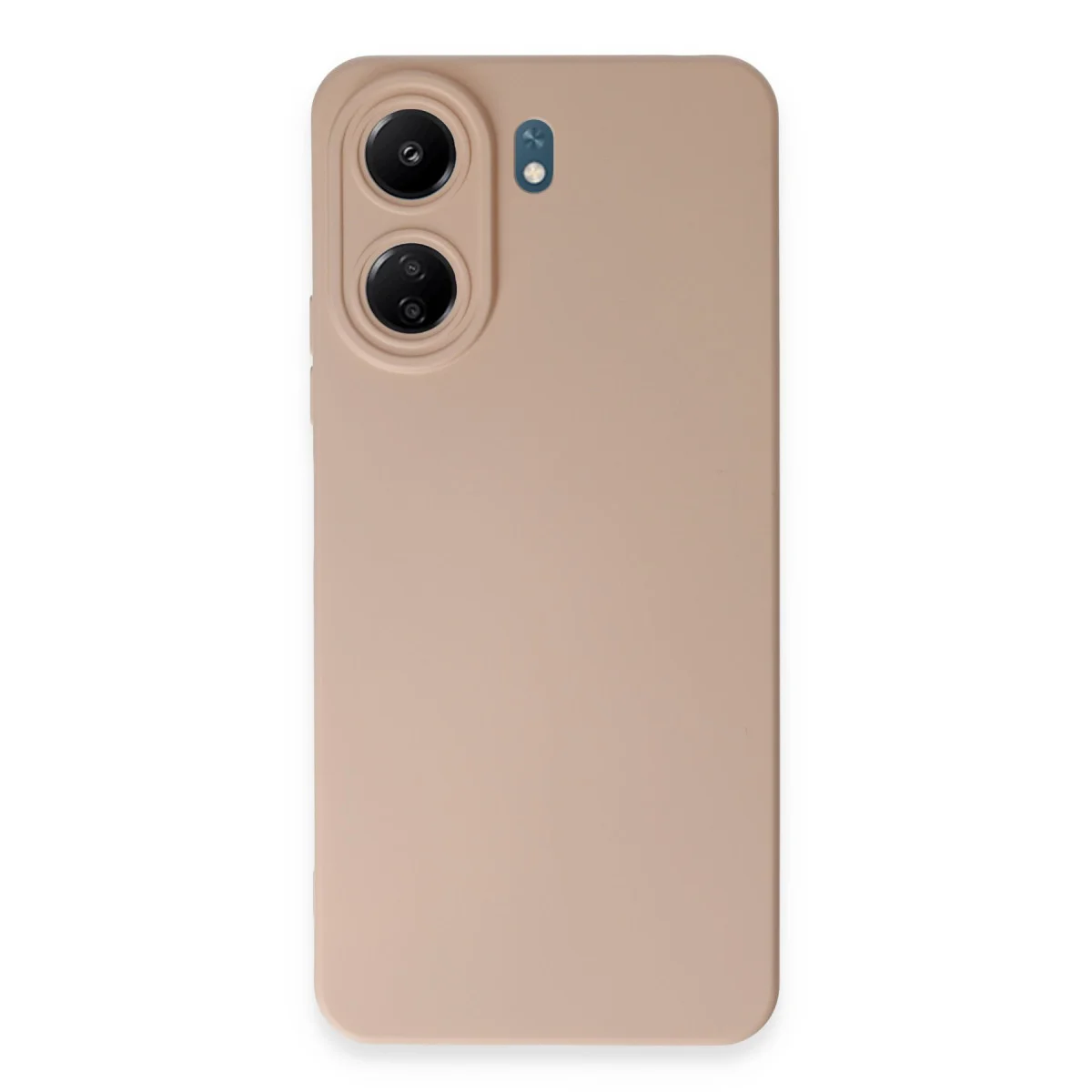 Redmi 13C Kılıf Nano içi Kadife Silikon - Pudra