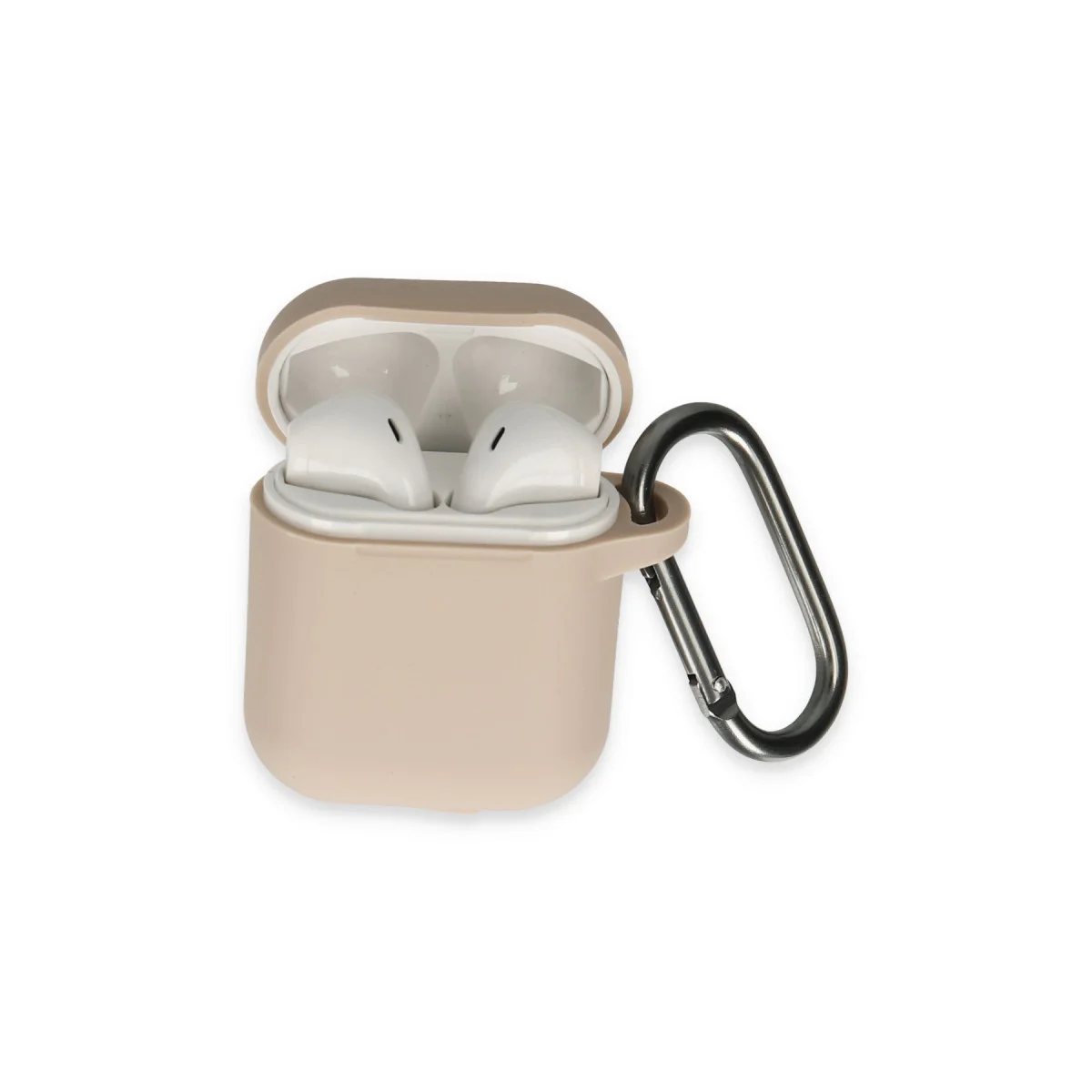 Airpods 2 (2.nesil) Hang Kılıf - Pudra