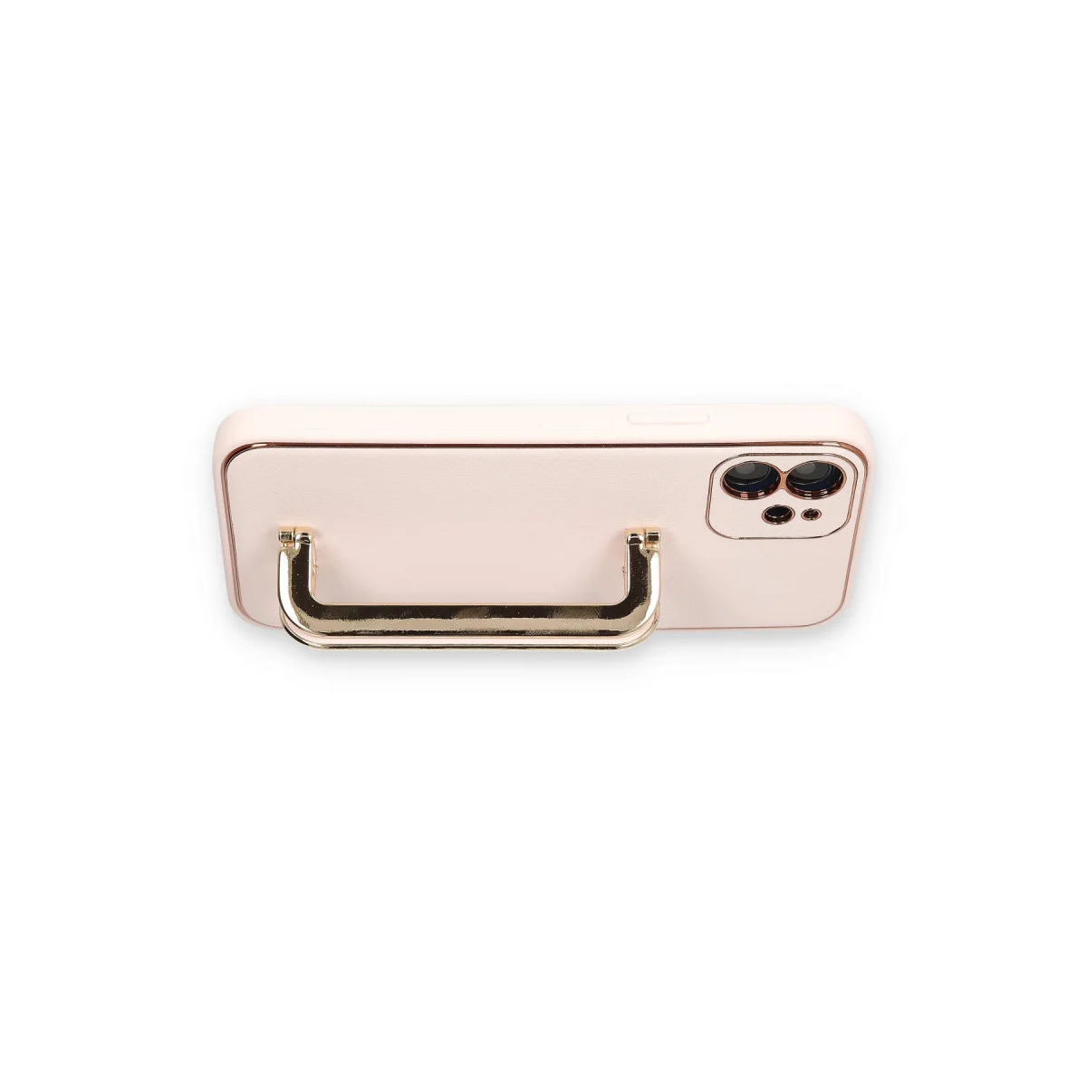 iPhone 12 Kılıf Coco Elit Kapak - Pudra