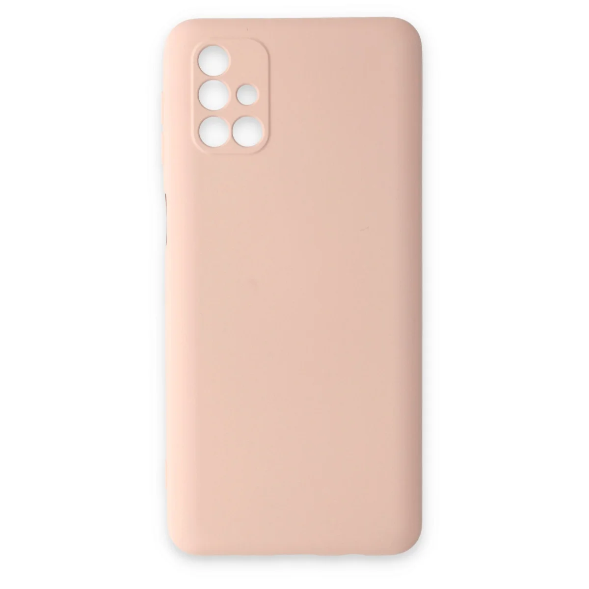 Galaxy M31S Kılıf Nano içi Kadife Silikon - Pudra