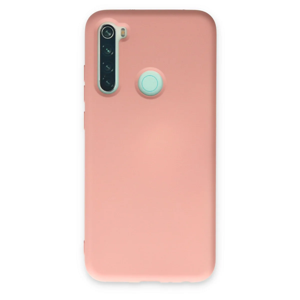 Redmi Note 8 Kılıf Nano içi Kadife Silikon - Pudra