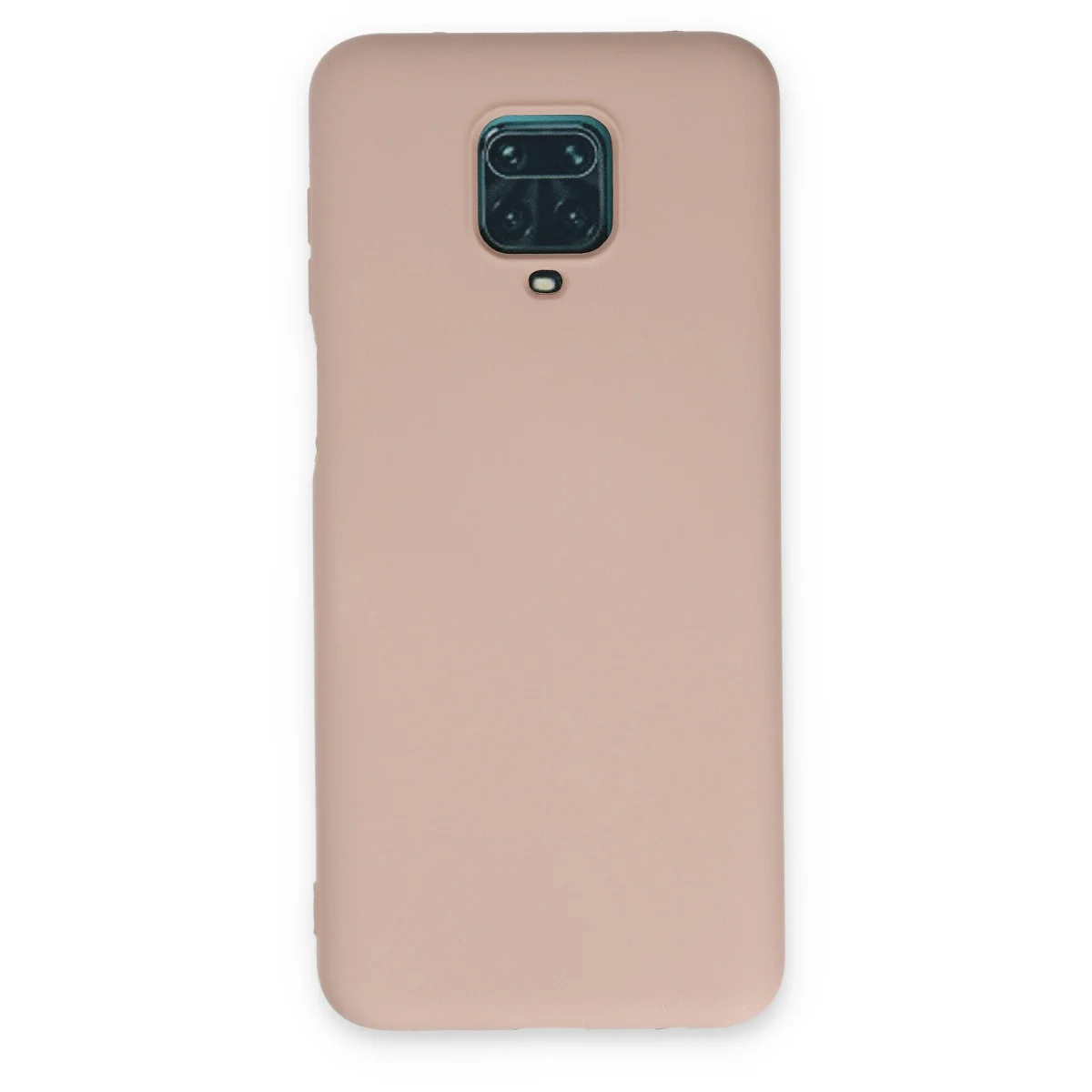 Redmi Note 9 Pro Kılıf Nano içi Kadife Silikon - Pudra