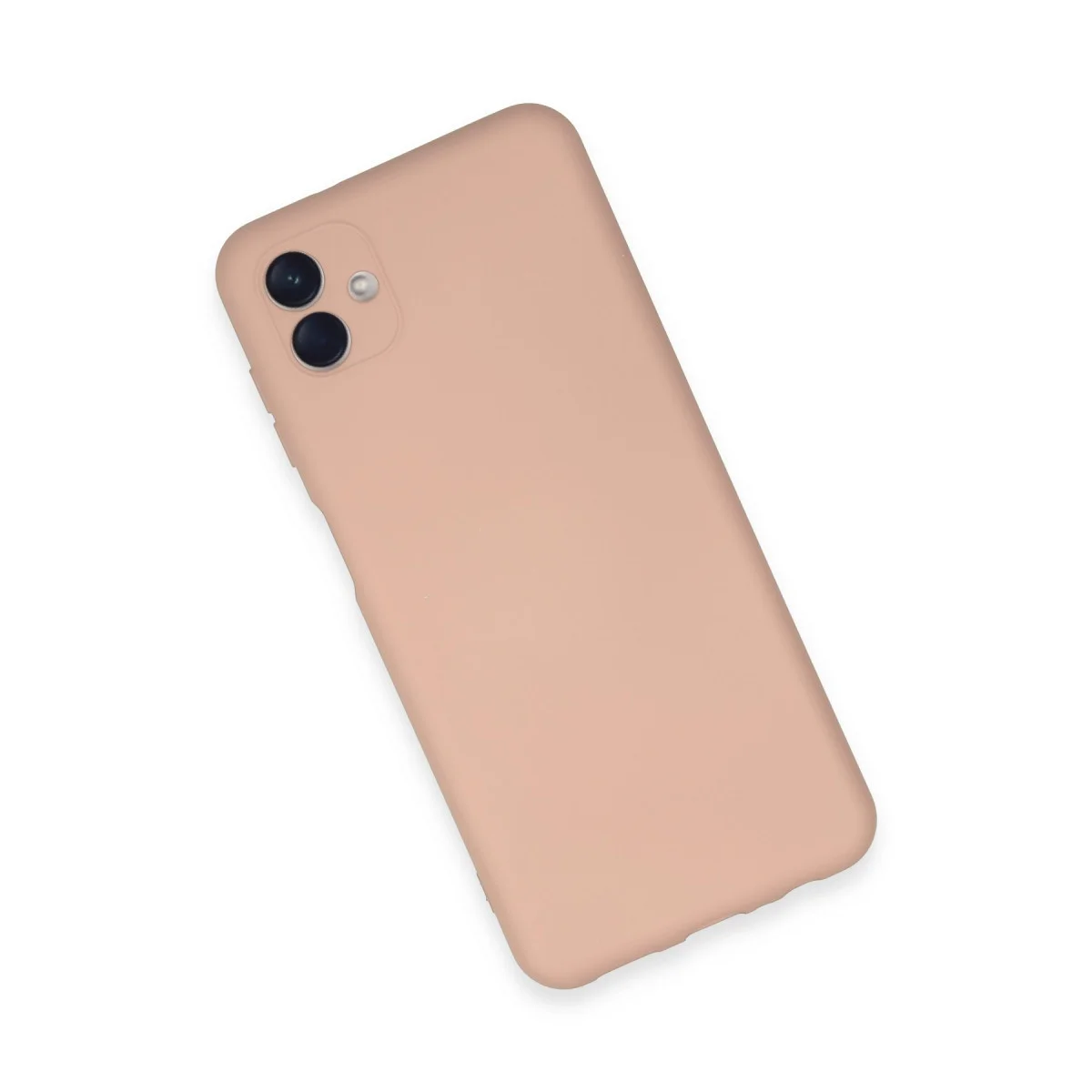 Galaxy A04E Kılıf Nano içi Kadife Silikon - Pudra