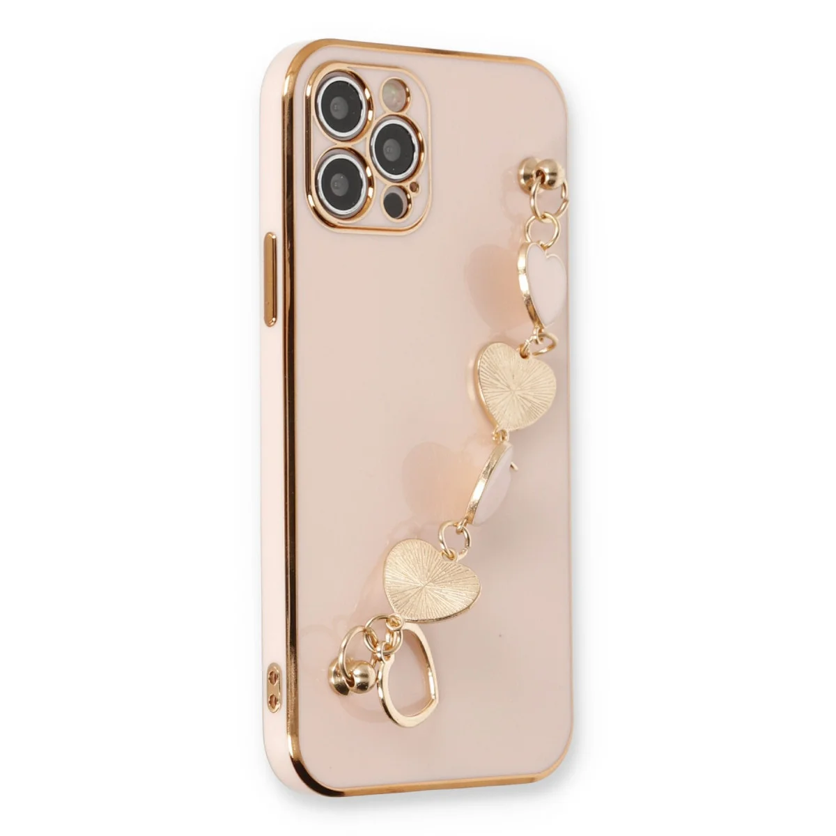 iPhone 12 Pro Kılıf Esila Silikon - Pudra